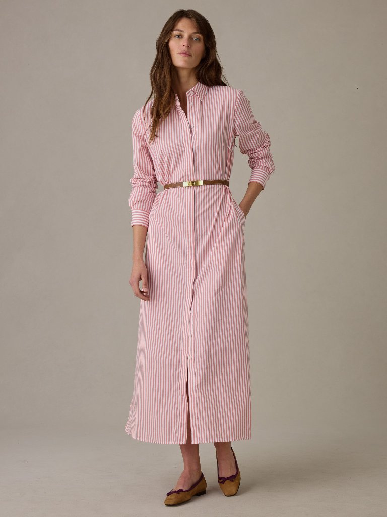 J Mclaughlin Leighton Dress In Stripe New